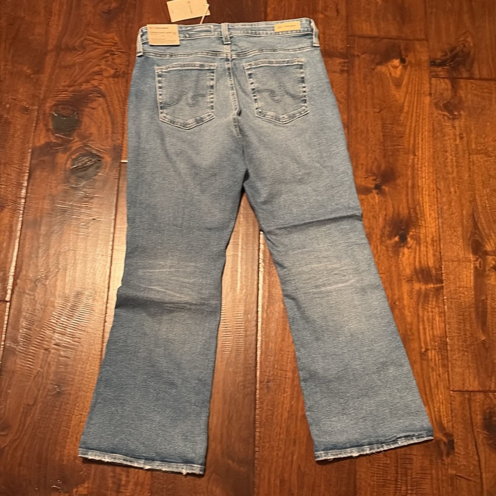 NWT AG-ED Denim 32 Farrah Boot Crop high rise fit - Picture 5 of 7